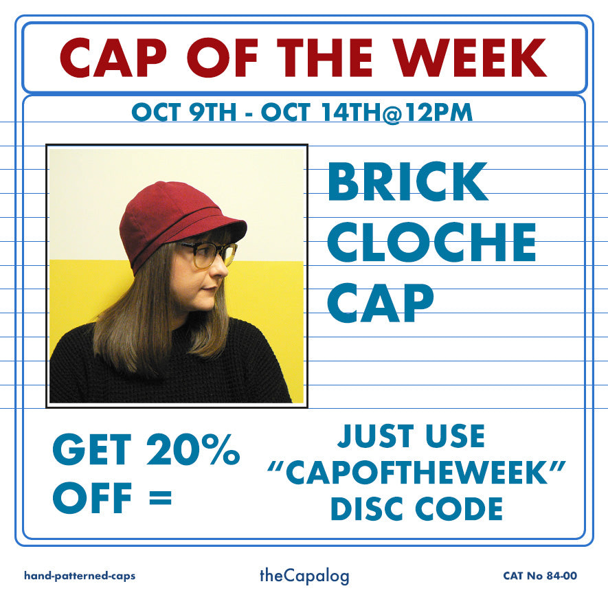 Cap of the Week - Brick Cloche