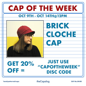 Cap of the Week - Brick Cloche