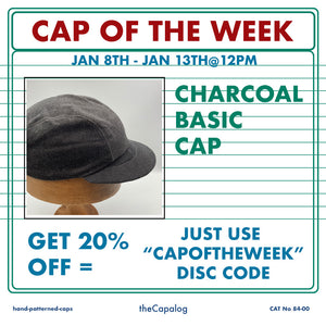 Cap of the Week - First of 2021 - Charcoal Basic
