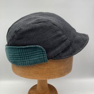 Cap of the Week - Charcoal Mint Flannel Trapper