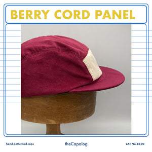 Berry Cord Panel Cap