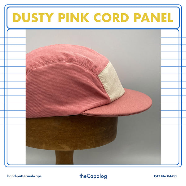 Dusty Pink Cord Panel Cap