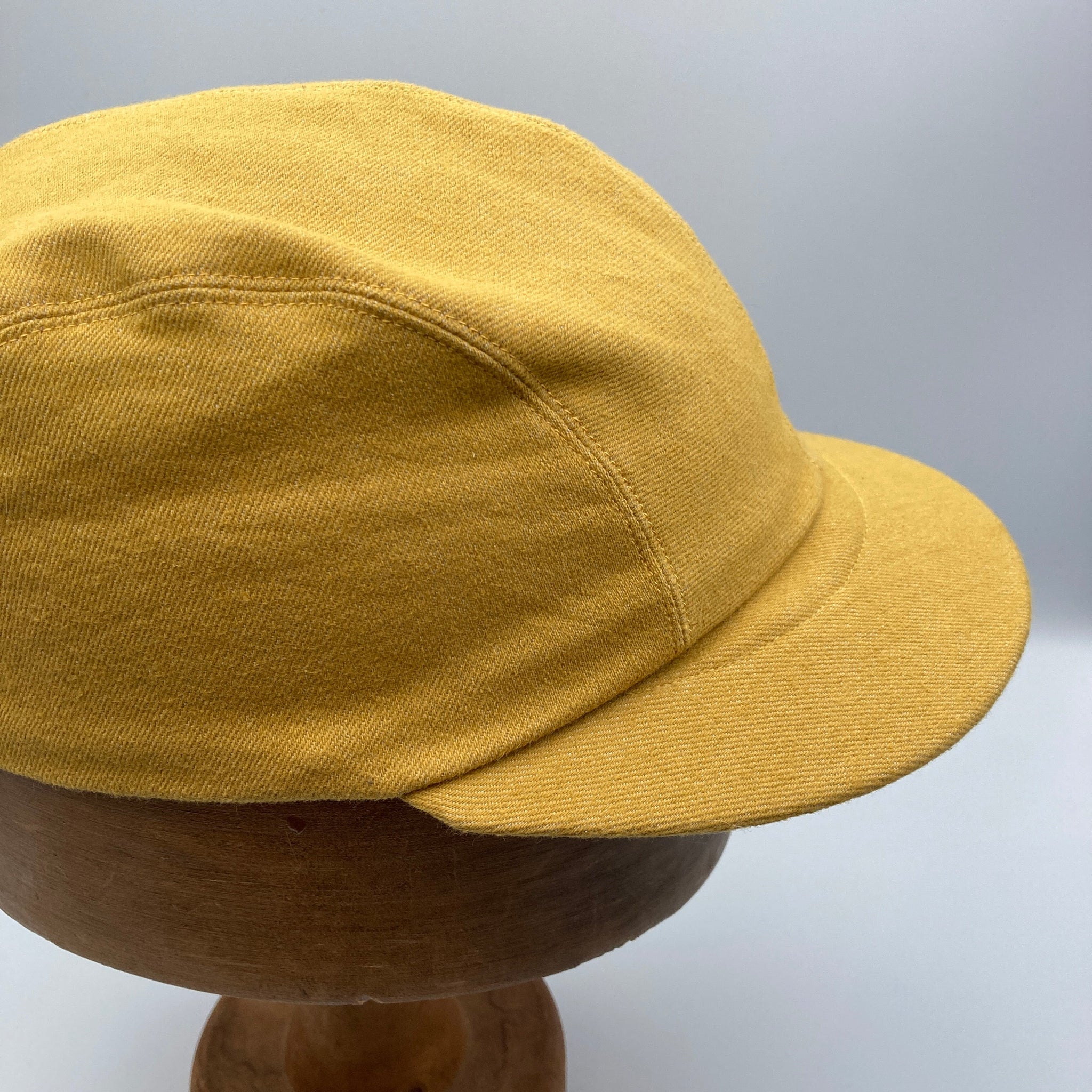 Sample Mustard Denim Basic Cap