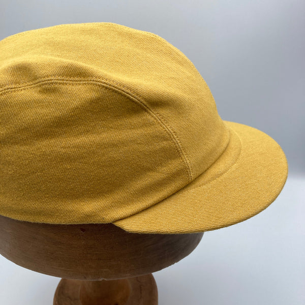 Sample Mustard Denim Basic Cap