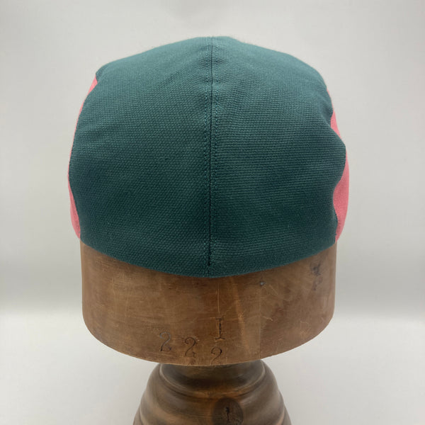 Teal & Candy Pink Panel Cap
