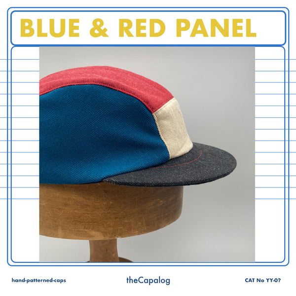 Blue & Red Panel Cap