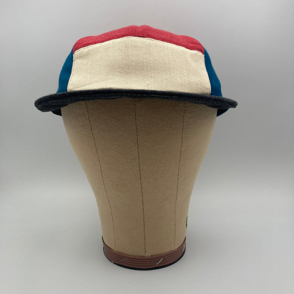 Blue & Red Panel Cap