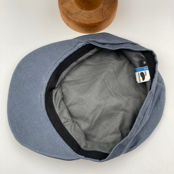 Blue Grey Denim Fisher Cap