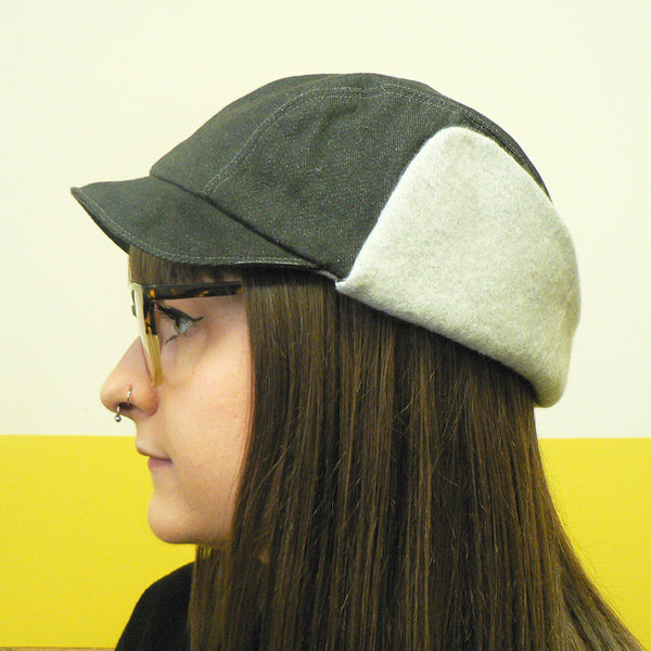 Charcoal Denim Trapper Cap