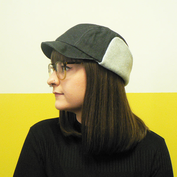 Charcoal Denim Trapper Cap