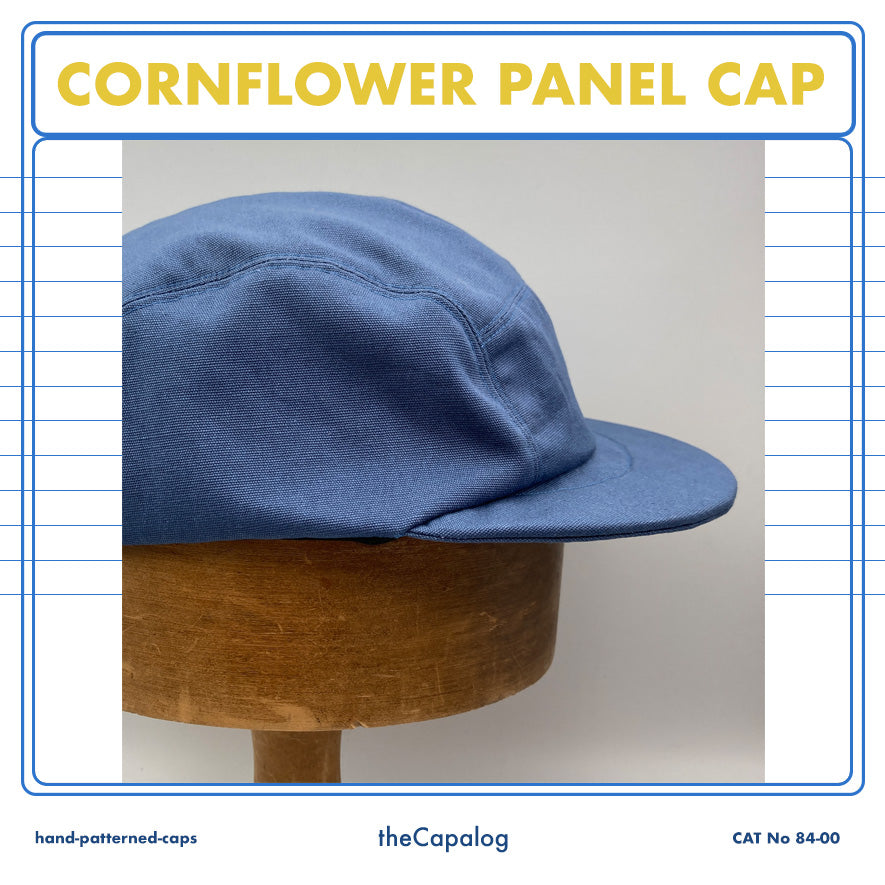 Cornflower Blue Panel Cap