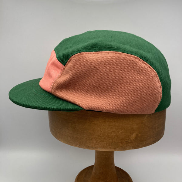 Green, Flamingo, Mustard & Sandstone Panel Cap