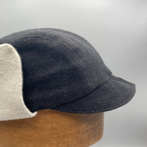 Charcoal Denim Trapper Cap