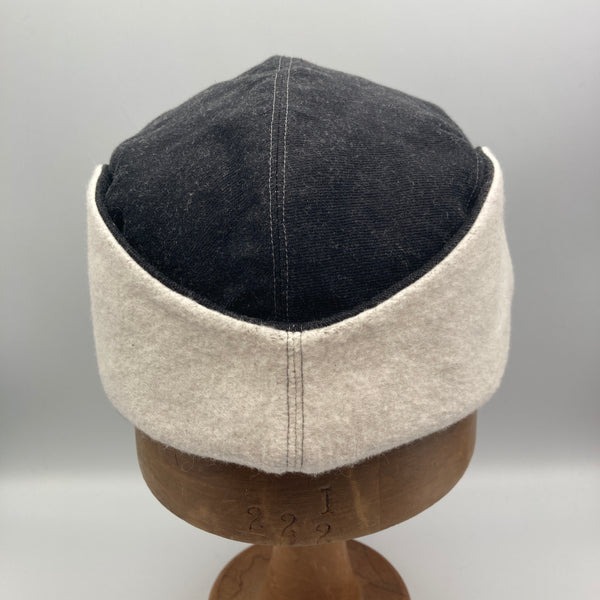 Charcoal Denim Trapper Cap