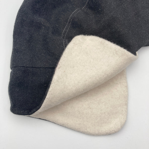 Charcoal Denim Trapper Cap