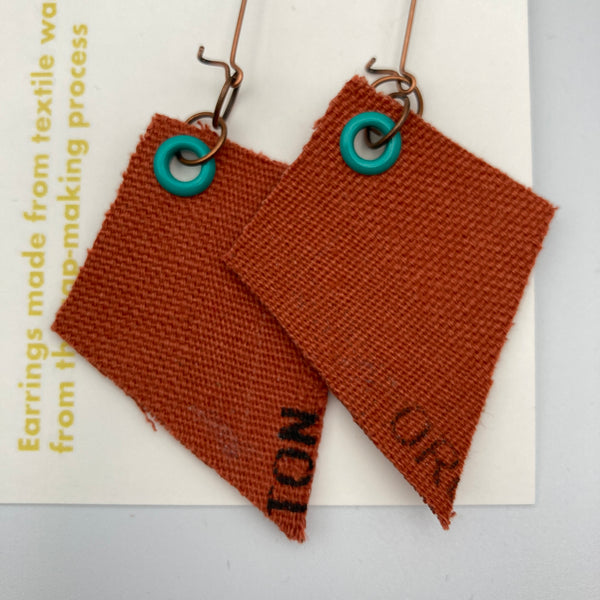 Orange/Mint Earrings