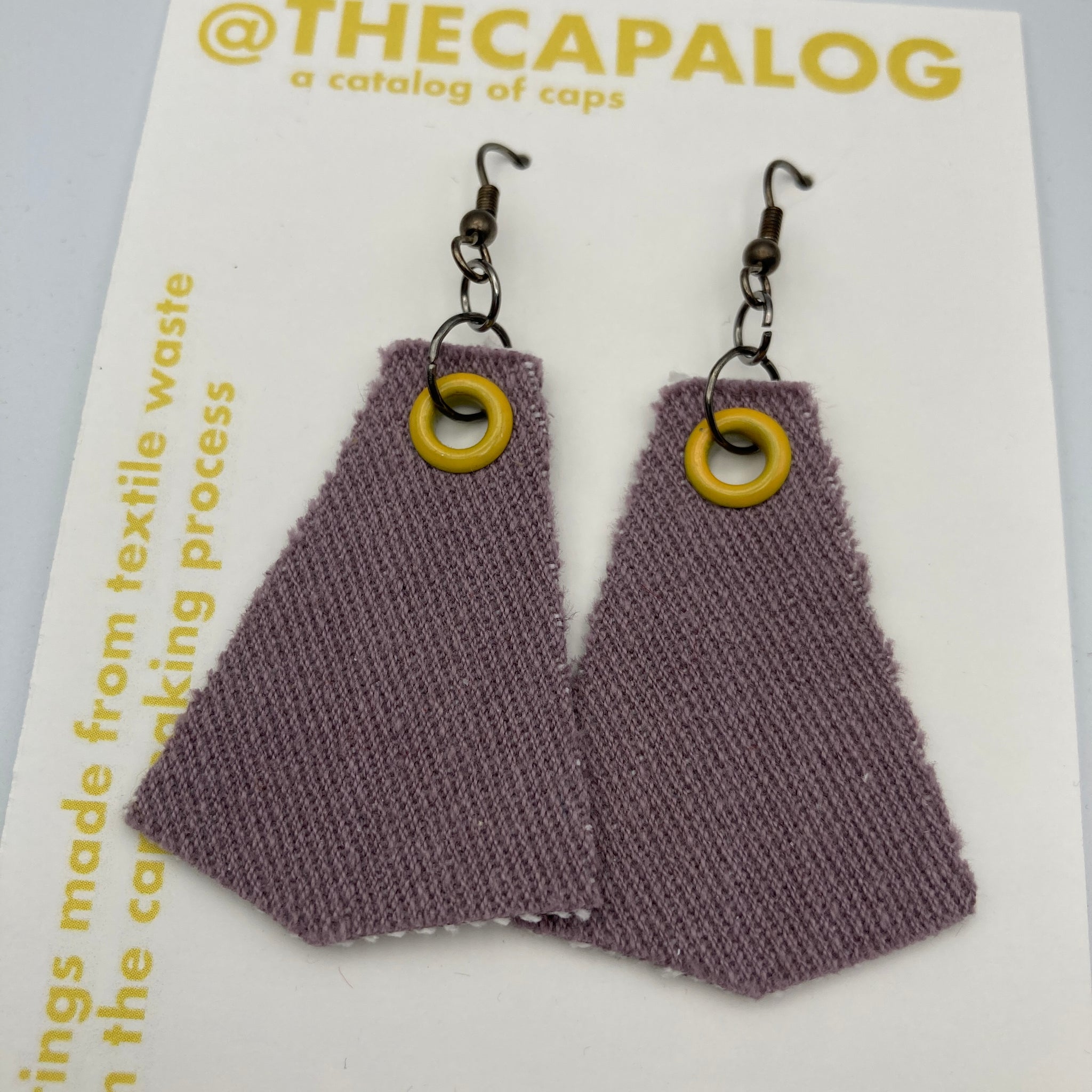 Lilac/Yellow Earrings
