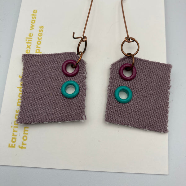 Lilac/Mint/Magenta Earrings
