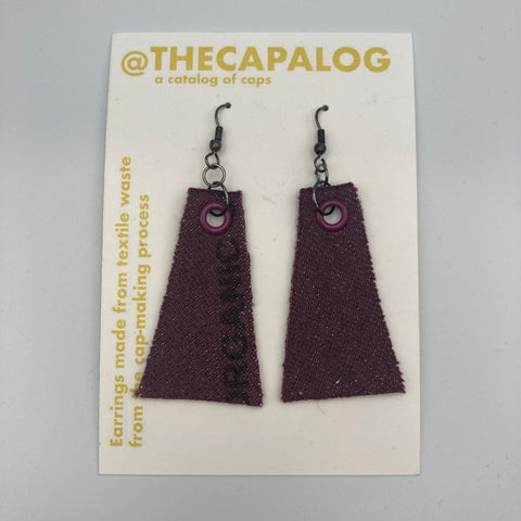 Plum/Magenta Earrings