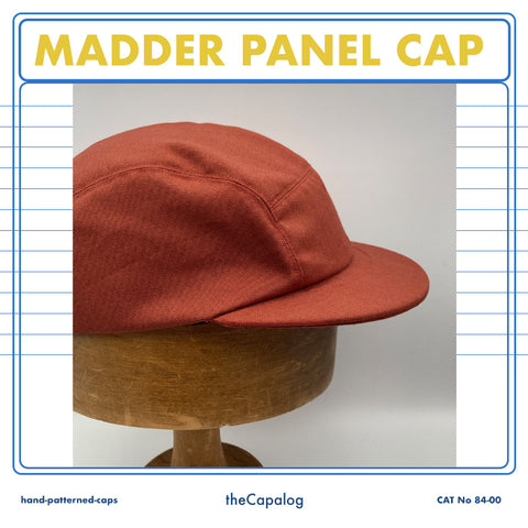 Madder Red Panel Cap