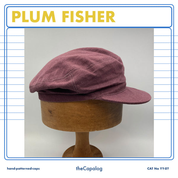 Plum Denim Fisher Cap