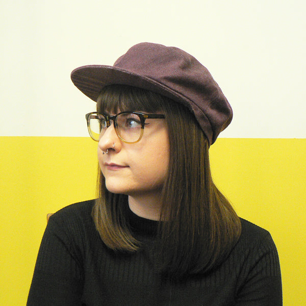 Plum Denim Fisher Cap