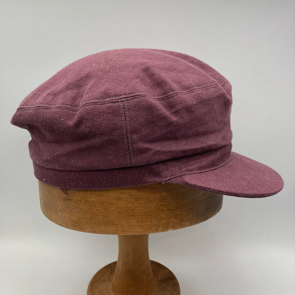 Plum Denim Fisher Cap