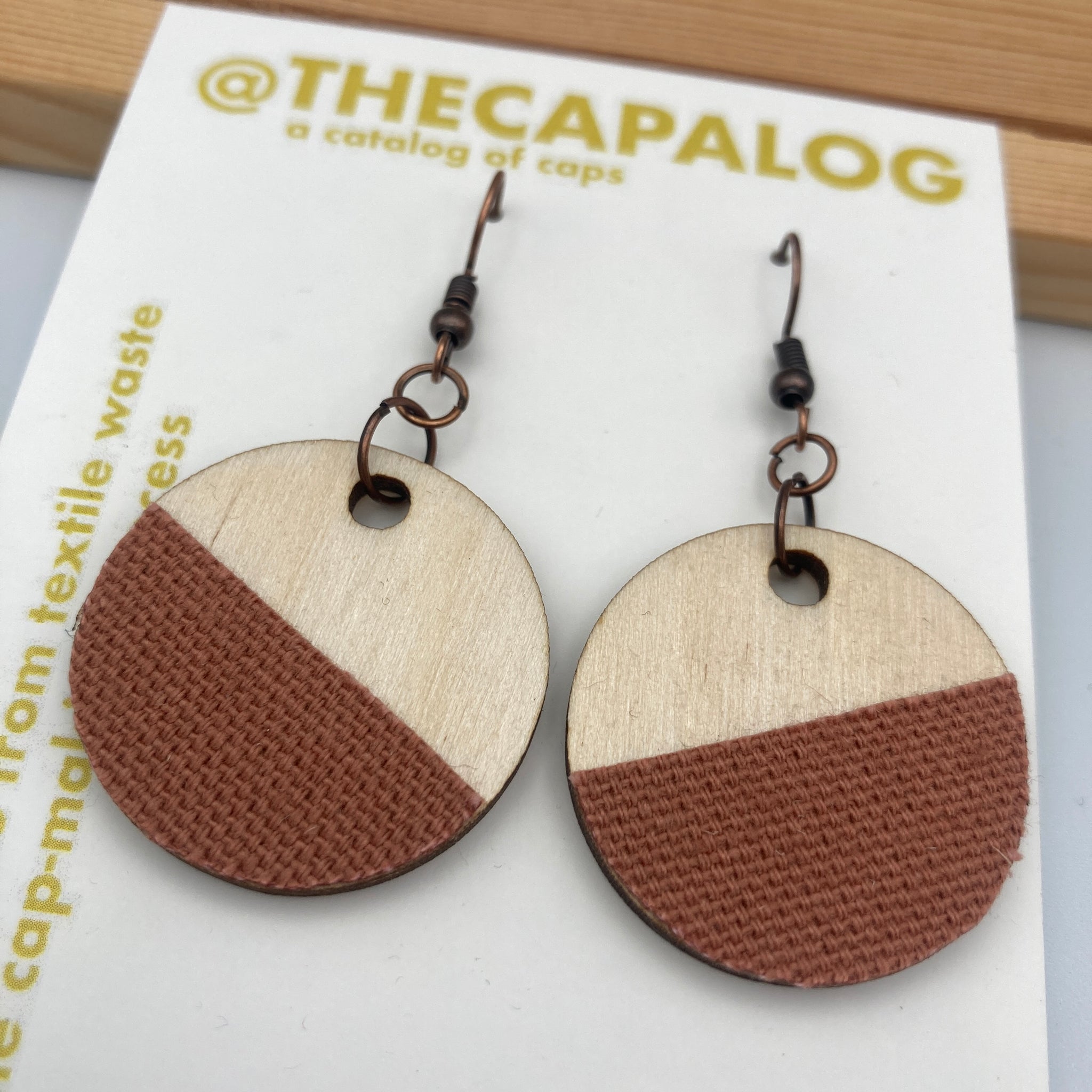 Sandstone Circle Earrings