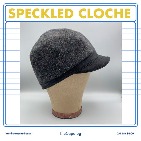 Speckled Cloche Cap