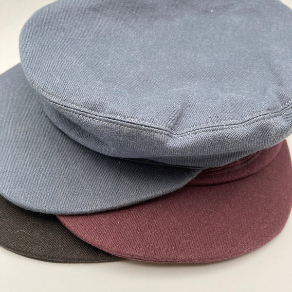 Plum Denim Fisher Cap