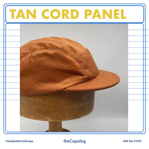 Tan Cord Panel Cap