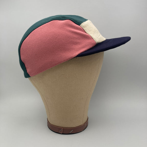 Teal & Pink Panel Cap