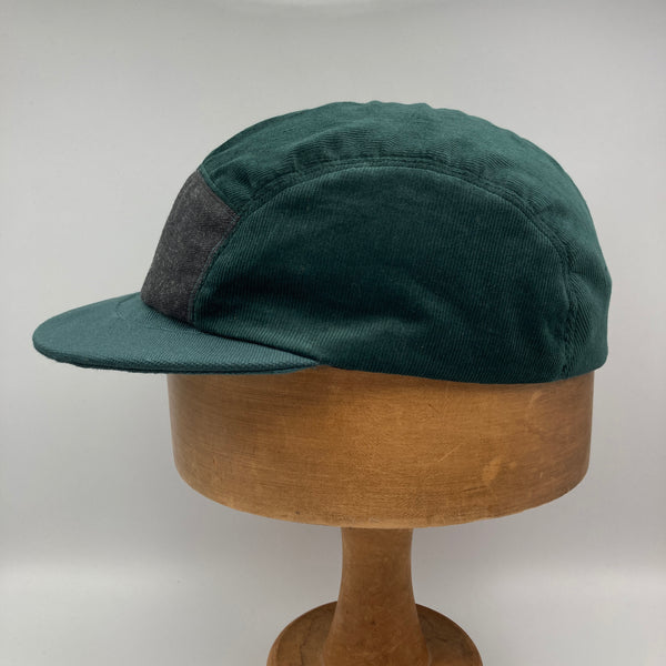 Teal Cord Panel Cap