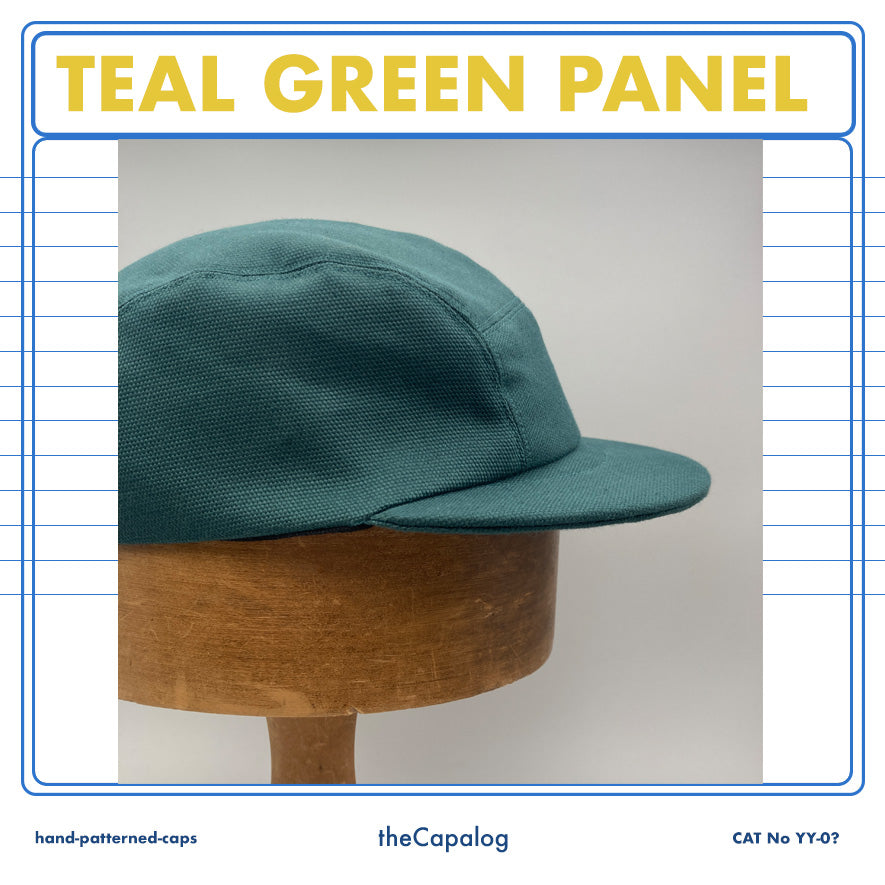 Teal Green Panel Cap