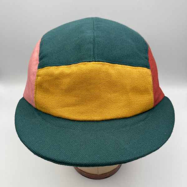 Teal, Mustard, Rose & Madder Panel Cap
