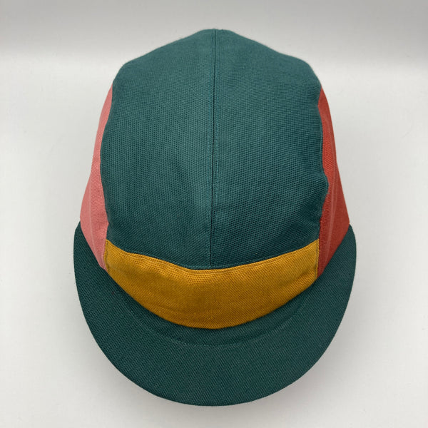 Teal, Mustard, Rose & Madder Panel Cap
