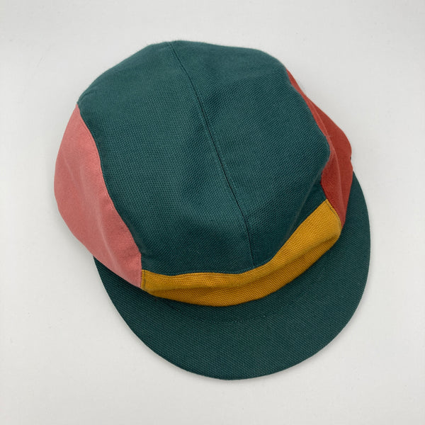 Teal, Mustard, Rose & Madder Panel Cap