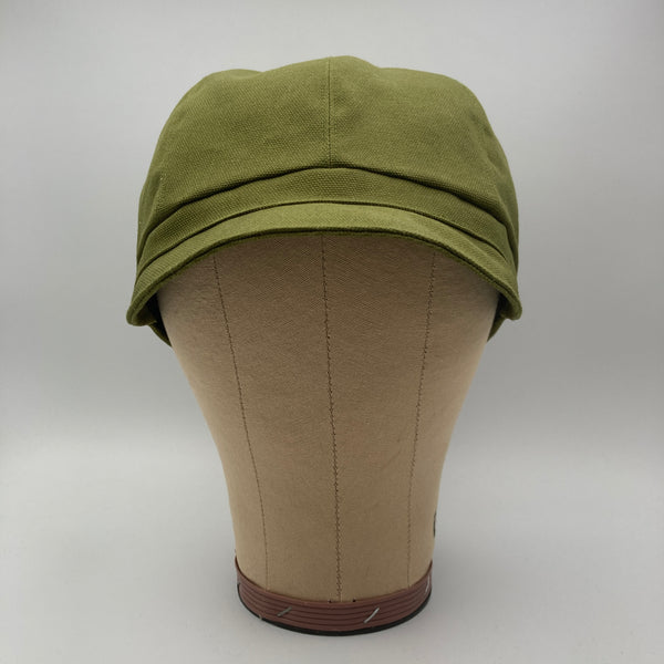Olive Cloche Cap