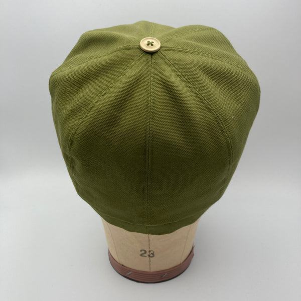 Olive Cloche Cap