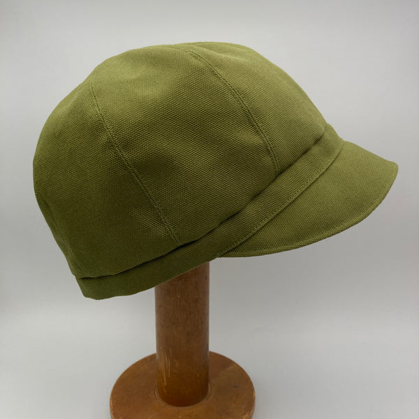 Olive Cloche Cap
